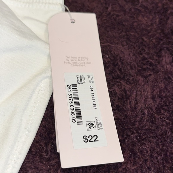 Ambrielle pull on style with smooth and seamless comfort bandeau bra large NWT - Picture 5 of 5